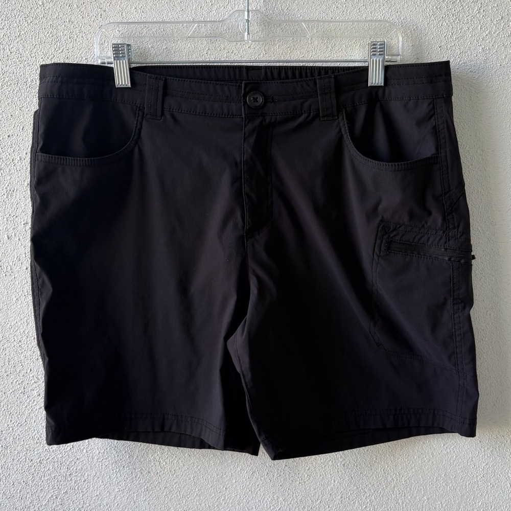 Eddie Bauer Size 16 Black Hiking Shorts 7” Inseam Outdoors Utility Activewear